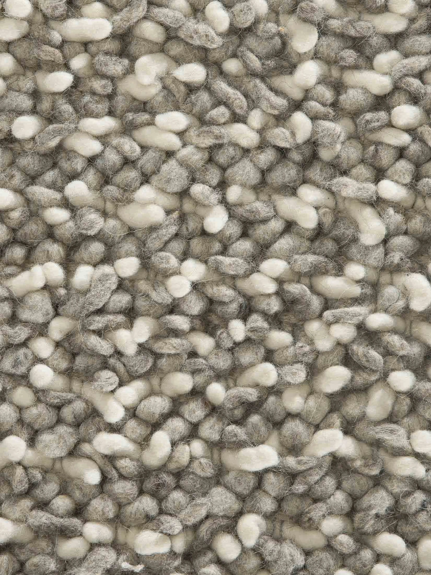 Woll-Teppich, Grey/White 5 Woll-Teppich, Grey/White – Bild 5