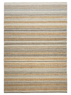 Baumwoll-Teppich, Sand Stripes -Häuser Lieferungen Verkauf Miana FlachgewebeTeppich Beige SandStripes 200x300 pla