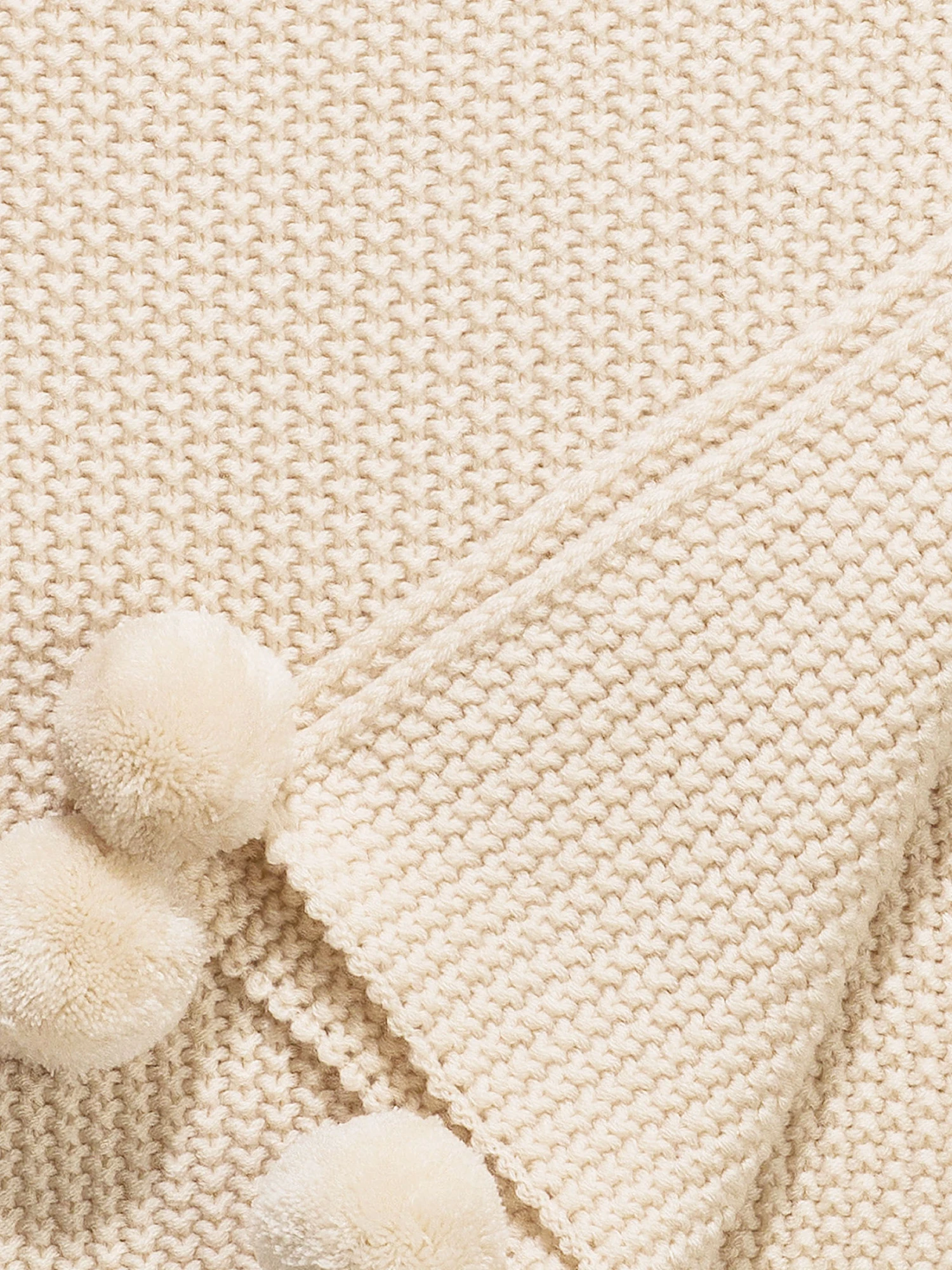 Decke, Offwhite 3 Decke, Offwhite – Bild 3