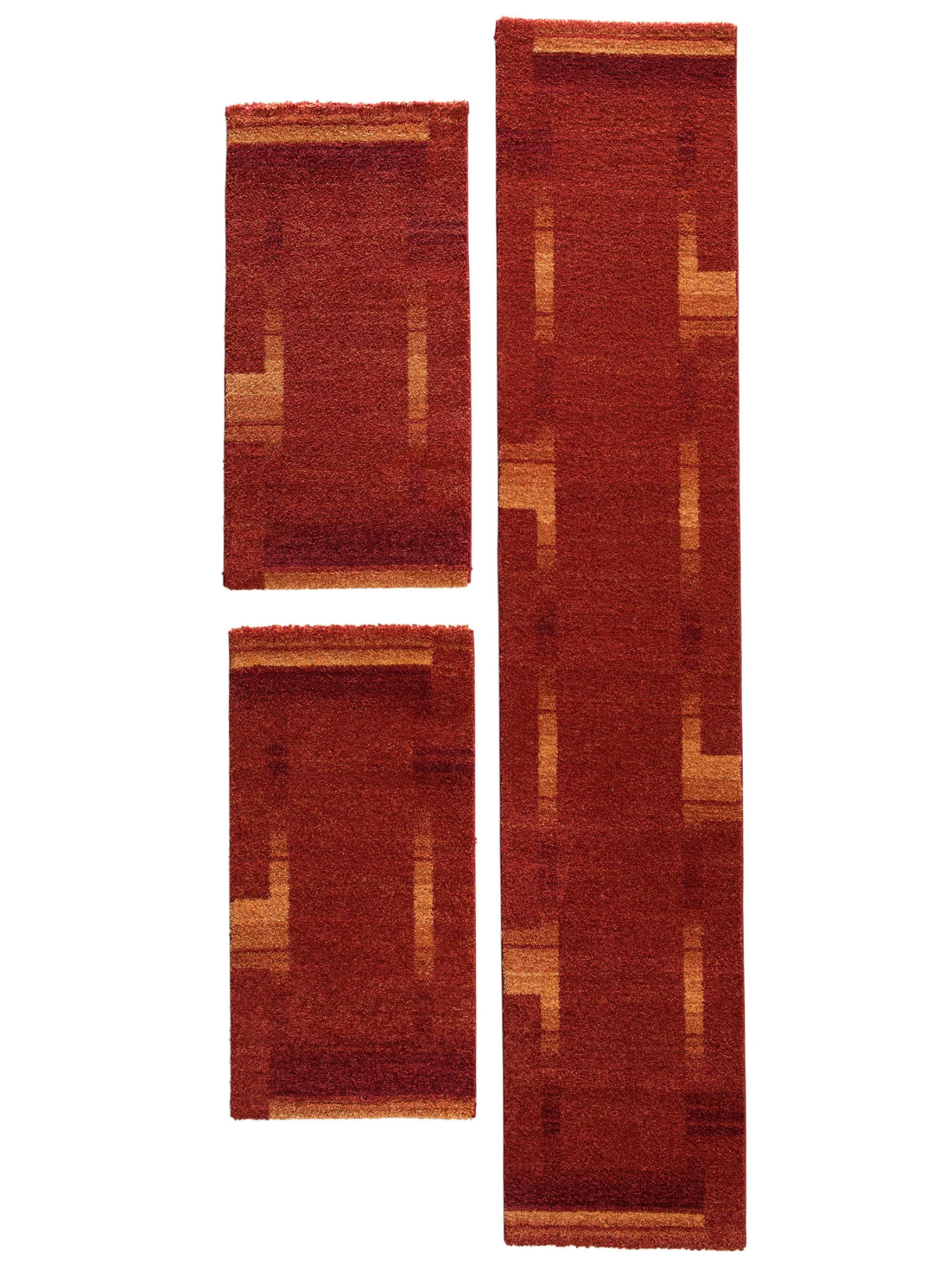 Moderner Teppich, Rot 1 Moderner Teppich, Rot