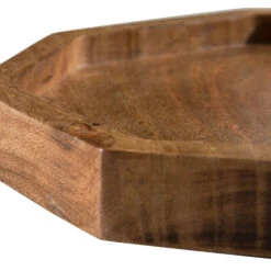 Deko-Tablett, Natural 5 Deko-Tablett, Natural -Häuser Lieferungen Verkauf Octagon DekoTablett Braun Natural 22x24 lup