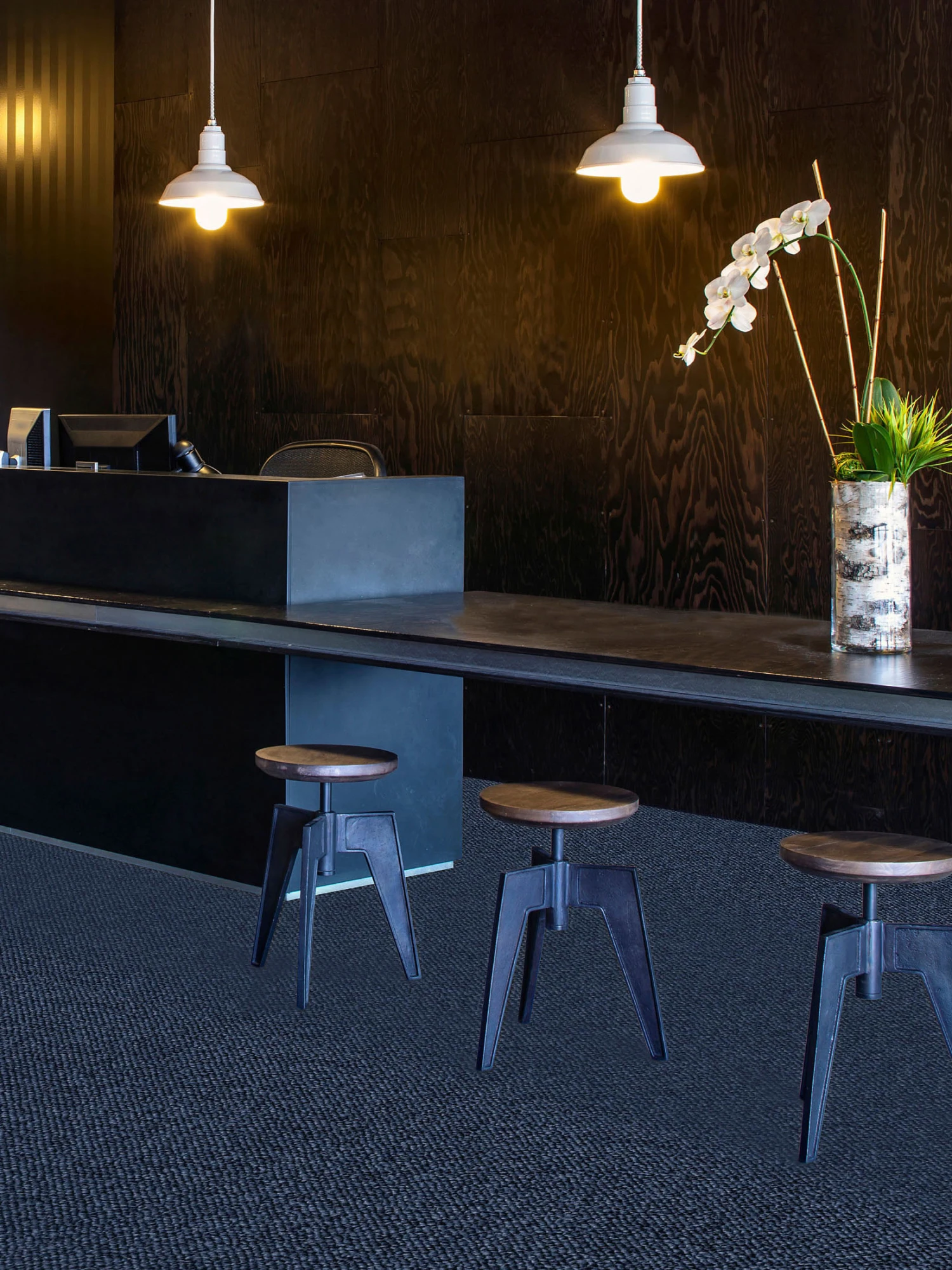 Schlingen-Teppichboden, Blau 78 1 Schlingen-Teppichboden, Blau 78