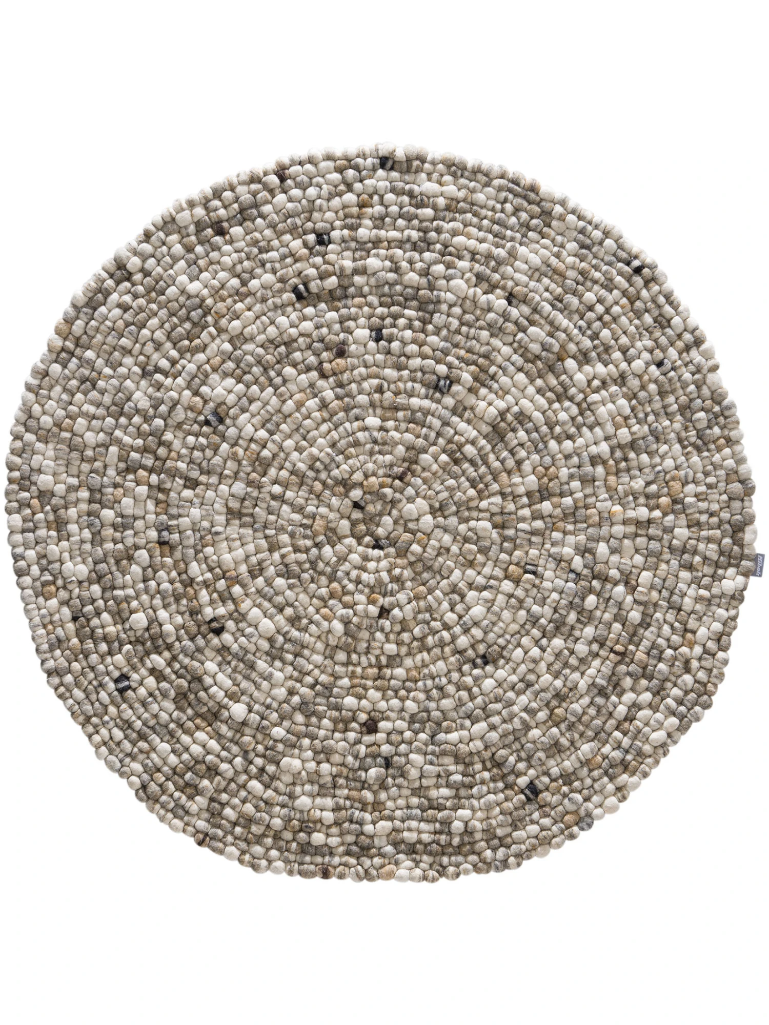 Filzkugel-Teppich, Natur 2 Filzkugel-Teppich, Natur – Bild 2