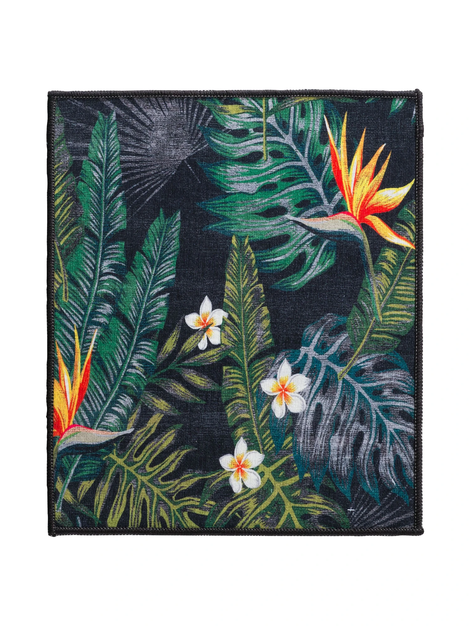 Badematte, Schwarz 1 Badematte, Schwarz