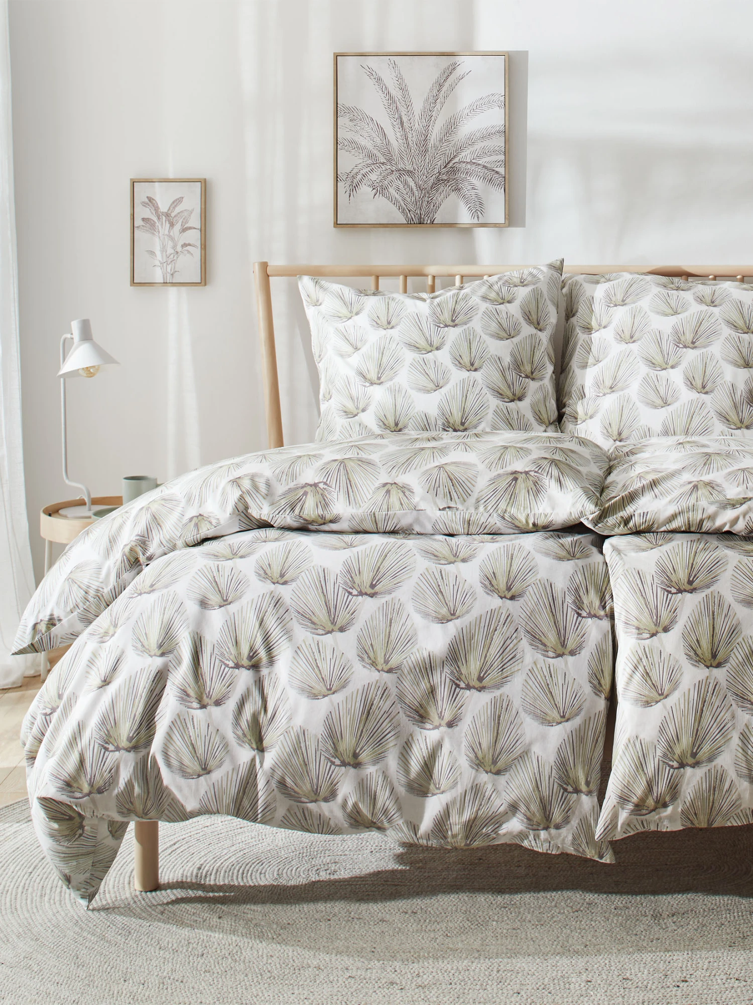 Renforcé-Bettwäsche, Khaki 1 Renforcé-Bettwäsche, Khaki