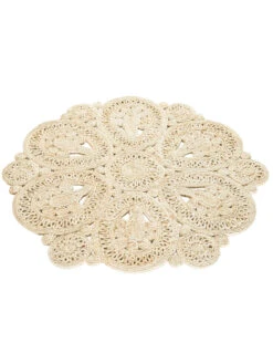 Jute-Teppich, Beach 7 Jute-Teppich, Beach -Häuser Lieferungen Verkauf Perleta JuteTeppich Beige Beach 90rund fper