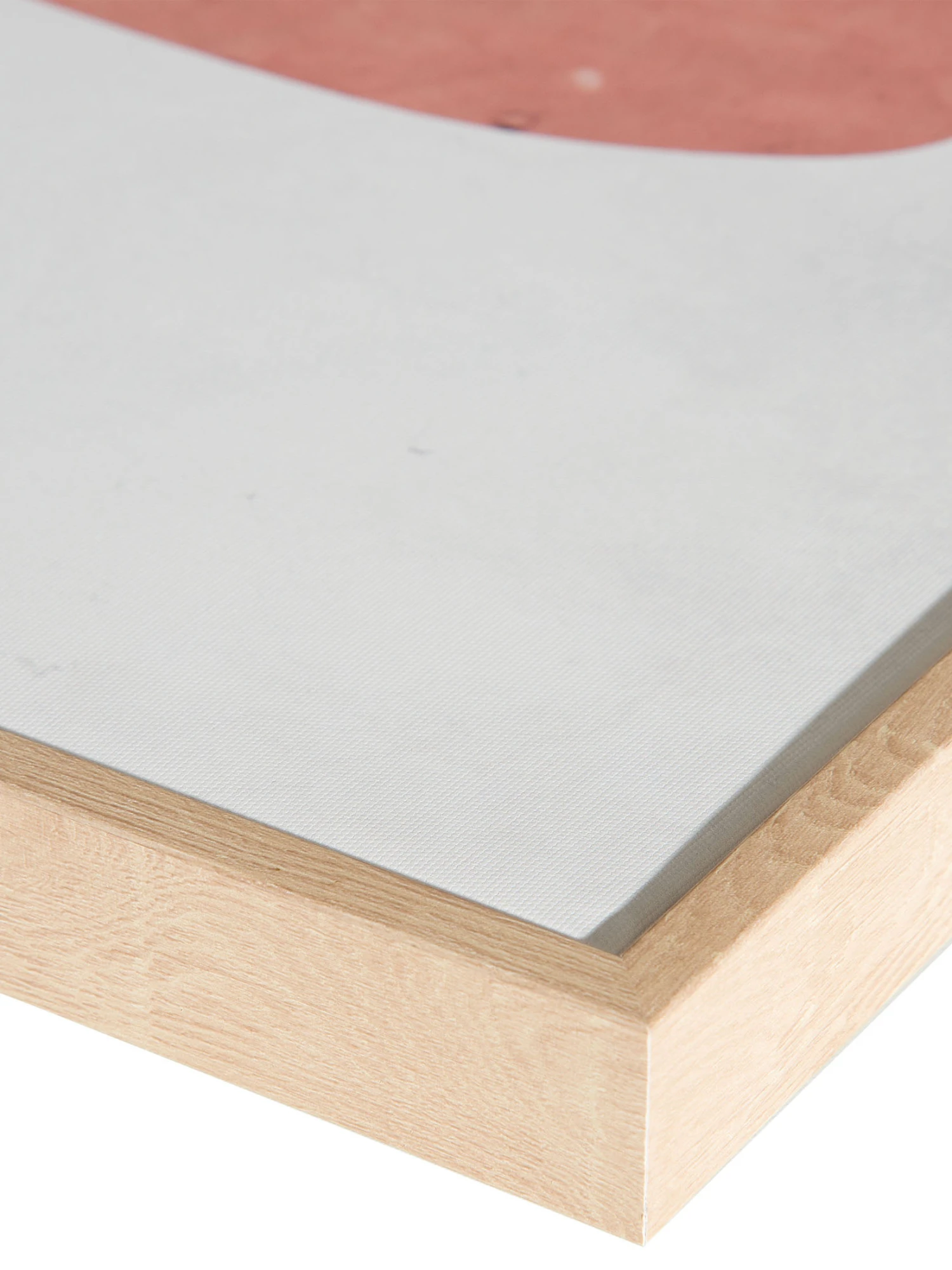 Druck Gerahmt, Orange/Weiss 4 Druck Gerahmt, Orange/Weiss – Bild 4