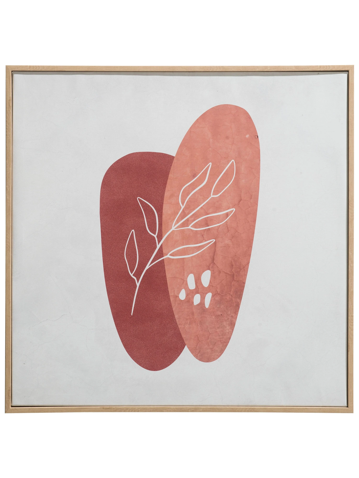 Druck Gerahmt, Orange/Weiss 2 Druck Gerahmt, Orange/Weiss – Bild 2