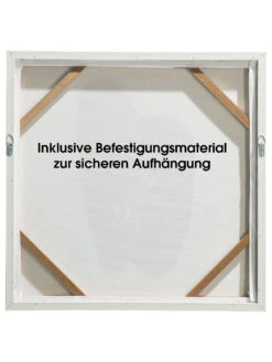 Druck Gerahmt, Orange/Weiss 9 Druck Gerahmt, Orange/Weiss -Häuser Lieferungen Verkauf Polly Druckgerahmt Orange OrangeWeiss 63x63 ruk