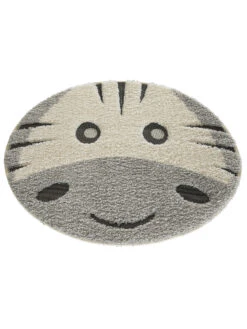 Kinder-Teppich, Hellgrau -Häuser Lieferungen Verkauf Quagga KinderTeppich Grau Hellgrau 120rund fper