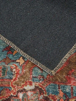 Vintage-Teppich, Dunkelrot -Häuser Lieferungen Verkauf Ranishwar VintageTeppich Mehrfarbig Dunkelrot 152x230 wel