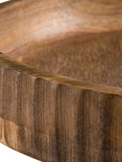 Deko-Schale, Natural -Häuser Lieferungen Verkauf Ruffle DekoSchale Braun Natural 25x25 lup