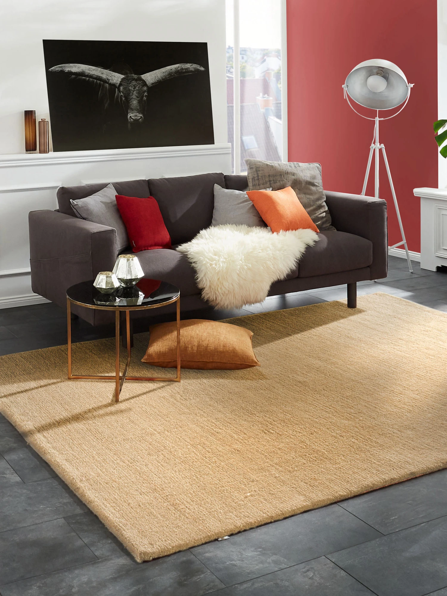 Berber-Teppich, Hellbraun 1 Berber-Teppich, Hellbraun