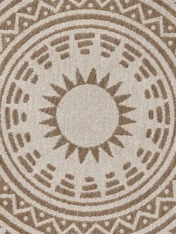 Outdoor-Teppich, Natur 9 Outdoor-Teppich, Natur -Häuser Lieferungen Verkauf Savela FlachgewebeTeppich beige Natur 160rund lup