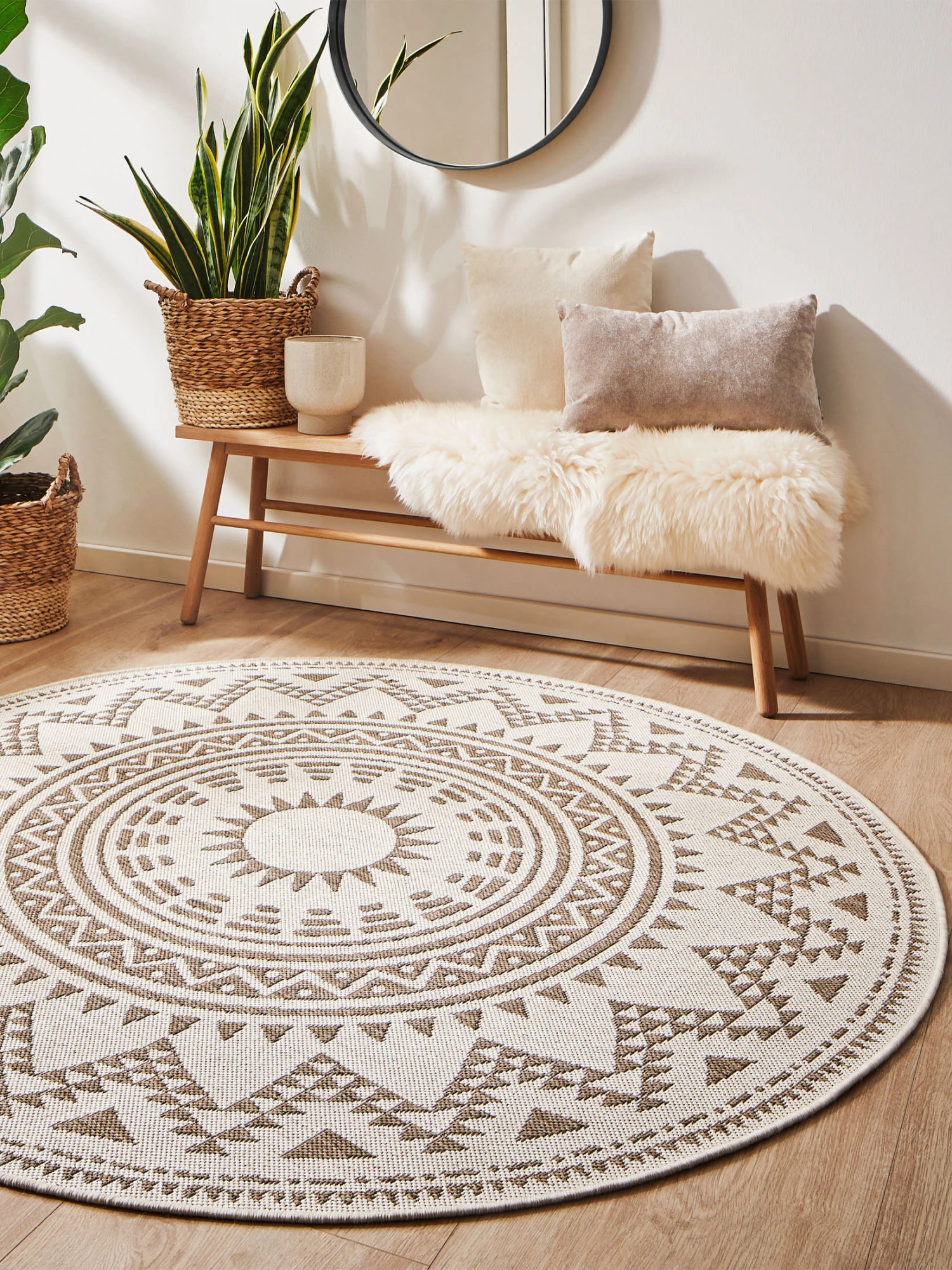 Outdoor-Teppich, Natur 1 Outdoor-Teppich, Natur