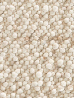 Woll-Teppich, Dünensand -Häuser Lieferungen Verkauf Skagen HandwebTeppich Creme Duenensand 170x230 lup