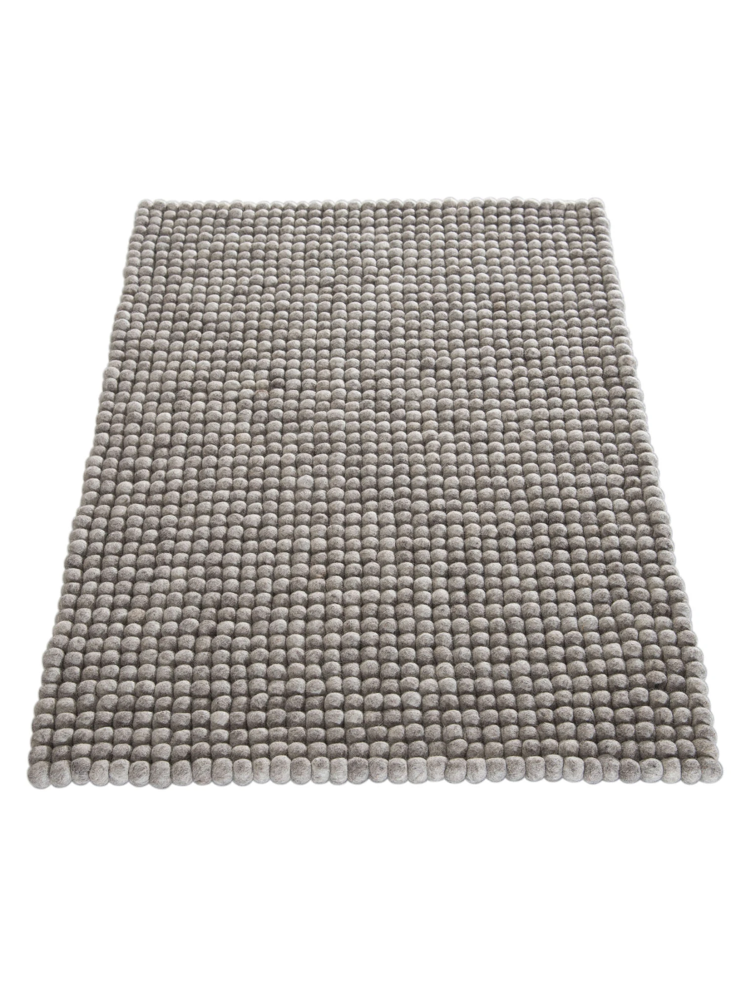 Filzkugel-Teppich, Stone Grey 2 Filzkugel-Teppich, Stone Grey – Bild 2