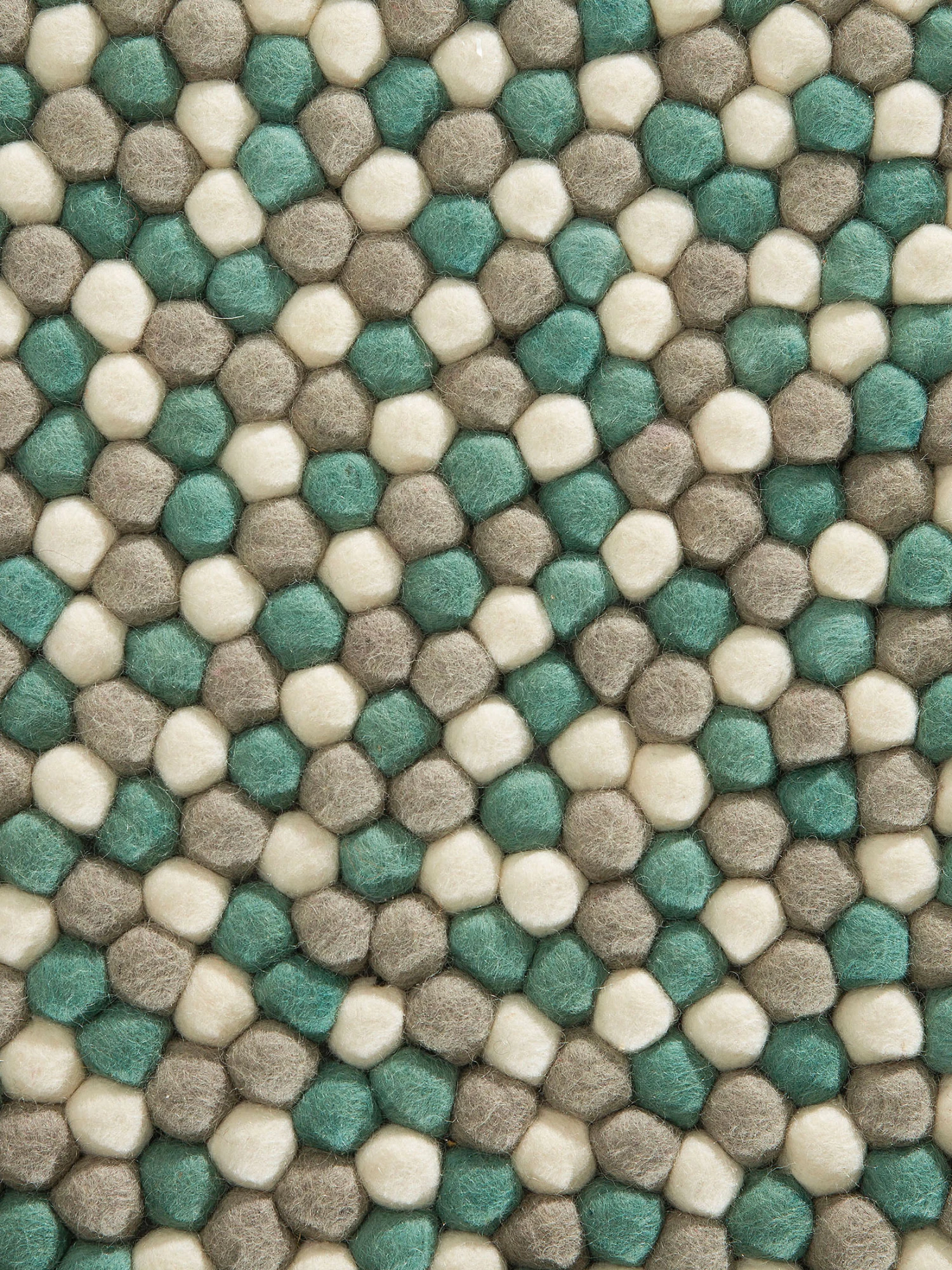 Filzkugel-Teppich, Green 4 Filzkugel-Teppich, Green – Bild 4