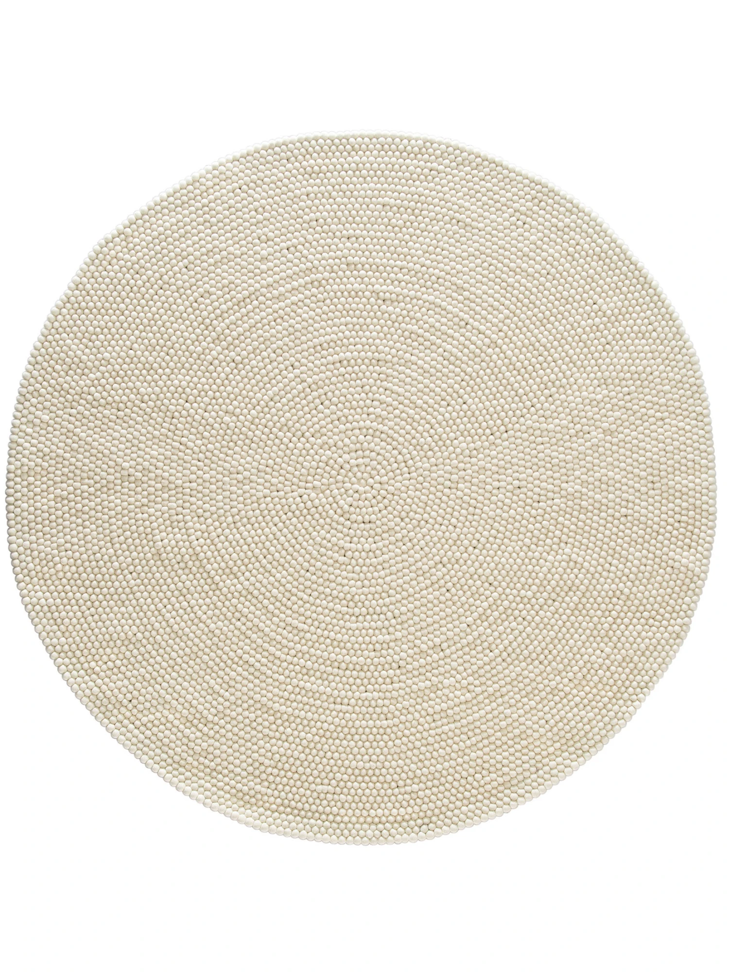 Filzkugel-Teppich, White 3 Filzkugel-Teppich, White – Bild 3
