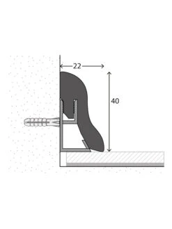 Sockelleiste, Royal Oak -Häuser Lieferungen Verkauf Sockelleiste4cm Zubehoer 4x250 schema 3