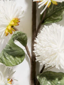 Kunstblume, Weiss -Häuser Lieferungen Verkauf Softflower Kunstblume Weiss 120 lup