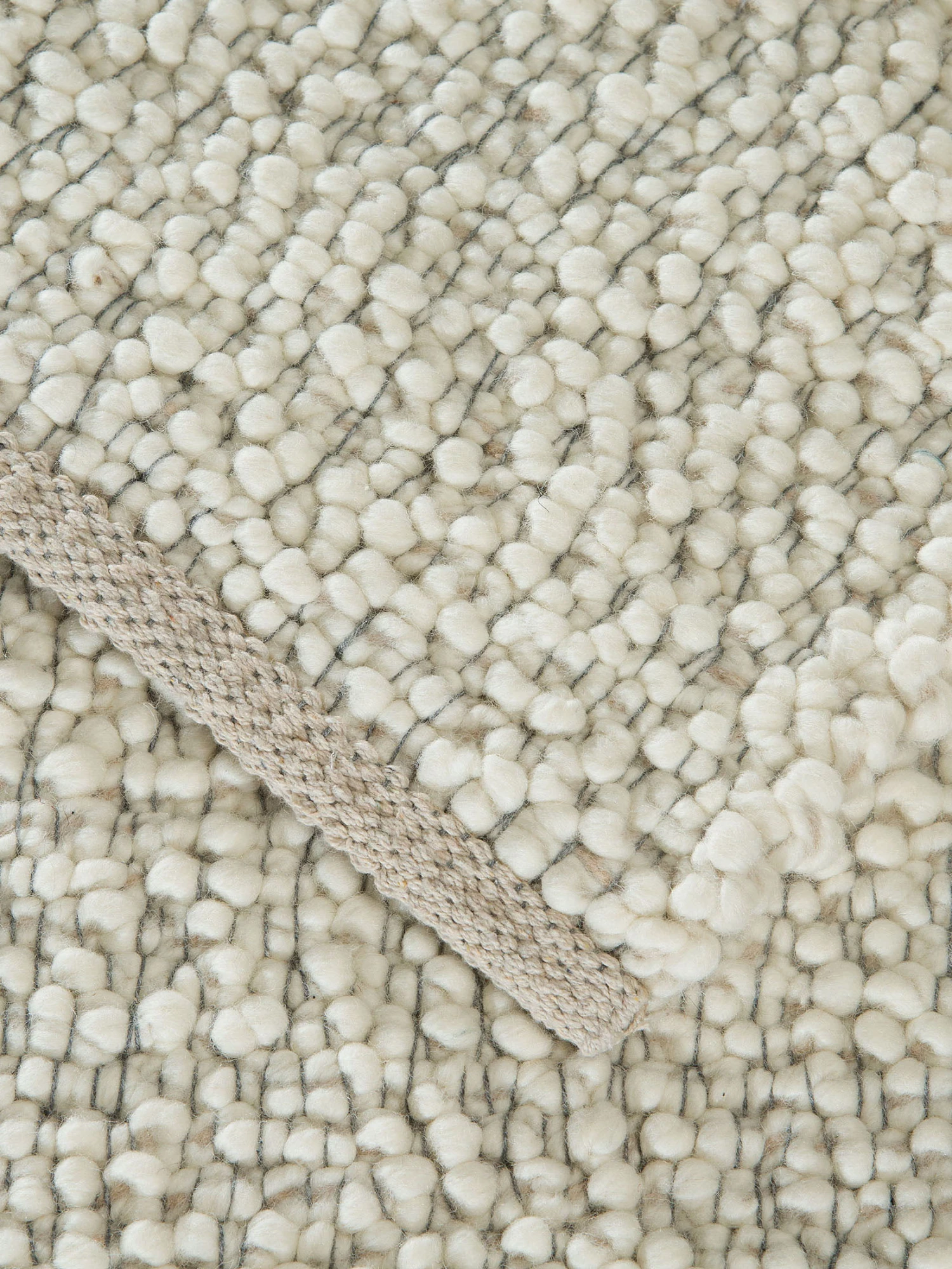 Woll-Teppich, Offwhite 5 Woll-Teppich, Offwhite – Bild 5