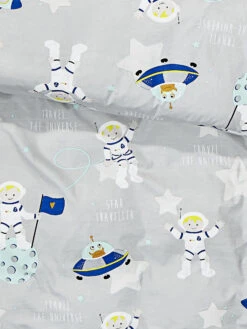 Kinderbettwäsche, Grey 5 Kinderbettwäsche, Grey -Häuser Lieferungen Verkauf SpaceStar Bettwaesche Grau Grey 135x200 lup