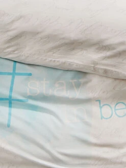 Bettwäsche, Azur -Häuser Lieferungen Verkauf StayInBed Bettwaesche hellblau Azur 135x200 lup