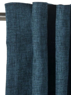 Vorhang Mit Gardinenband, Petrol -Häuser Lieferungen Verkauf Sunna Gardine VerdeckteSchlaufe Blau Petrol 140x245 lup1