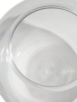 Vase, Transparent -Häuser Lieferungen Verkauf Susi Vase Transparent 15x15x13 lup1