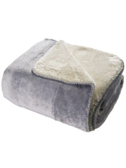 Decke, Silber 6 Decke, Silber -Häuser Lieferungen Verkauf Talvi Decke Grau Silber 150x200 per