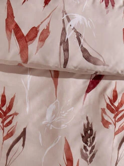 Satin-Bettwäsche, Braun/Bunt -Häuser Lieferungen Verkauf Teneri Bettwaesche Beige BraunBunt 135x200 lup