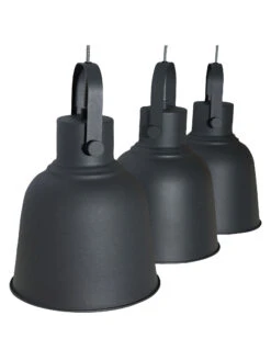 Hängeleuchte, Sand Black -Häuser Lieferungen Verkauf Timelessi 3erHaengeleuchte Schwarz SandBlack 25x72x183 lup