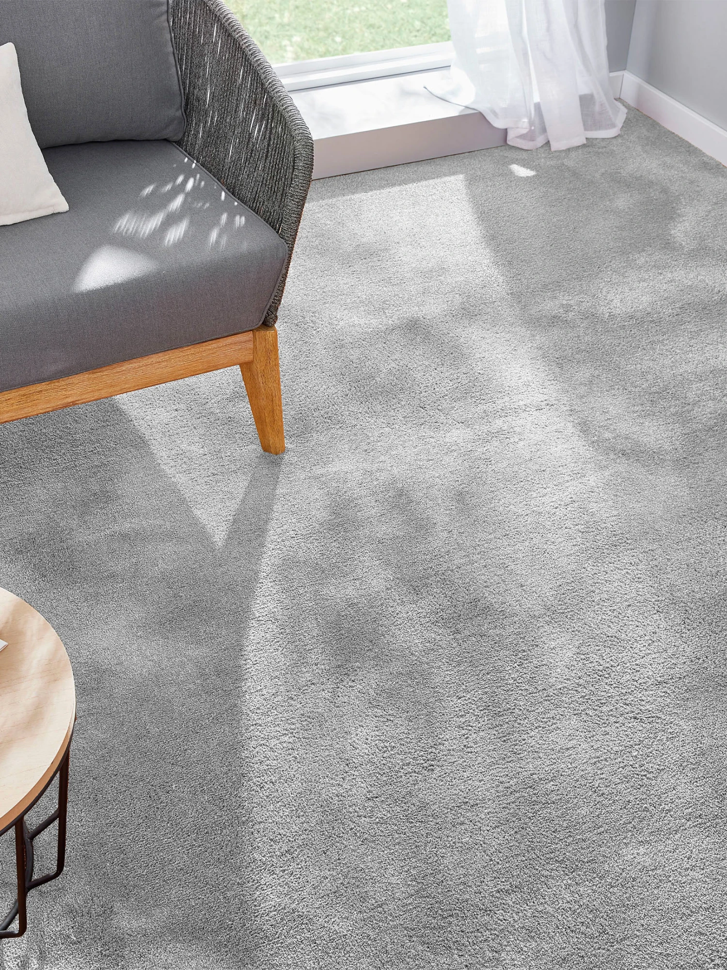 Velours-Teppichboden, Silber 274 1 Velours-Teppichboden, Silber 274