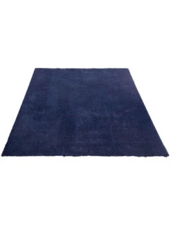 Hochflor-Teppich, Dunkelblau 8 Hochflor-Teppich, Dunkelblau -Häuser Lieferungen Verkauf Touch UniTeppich blau Dunkelblau 160x230 fper