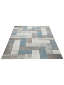 Moderner Teppich, Blue Avenue 6 Moderner Teppich, Blue Avenue -Häuser Lieferungen Verkauf UrbanMaze DesignerTeppich Blau BlueAvenue 160x230 fper