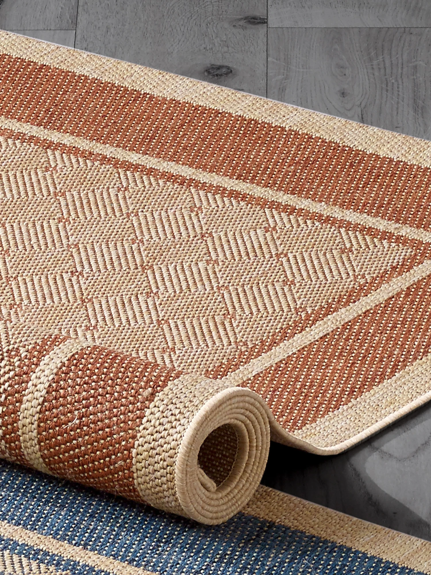 Flachgewebe-Teppich, Terra 3 Flachgewebe-Teppich, Terra – Bild 3