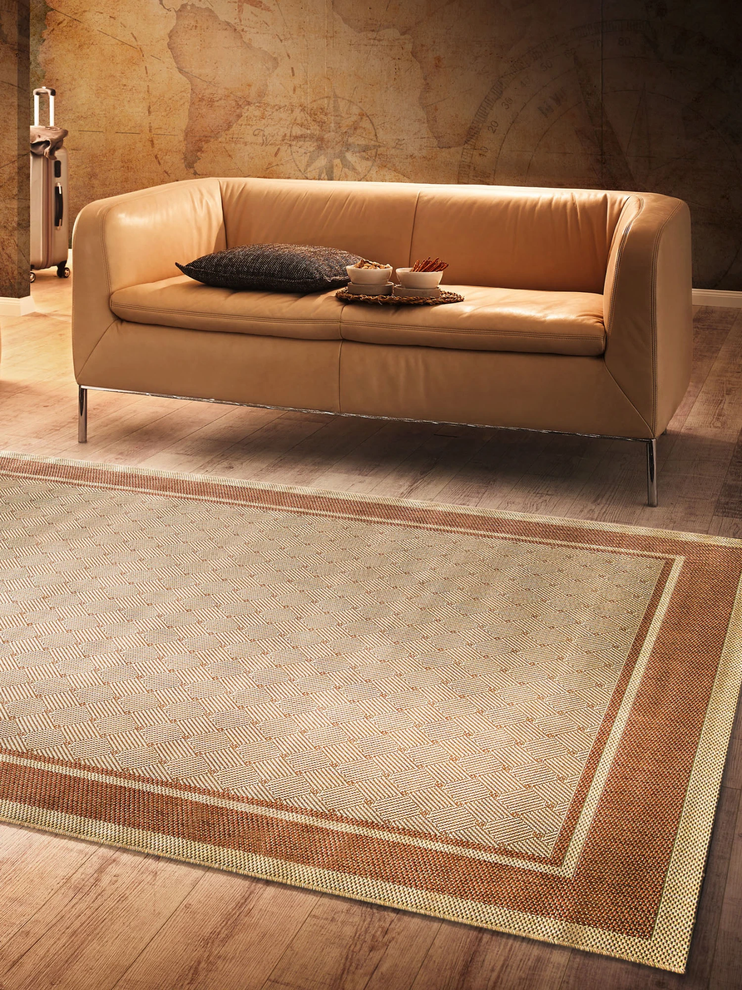 Flachgewebe-Teppich, Terra 1 Flachgewebe-Teppich, Terra