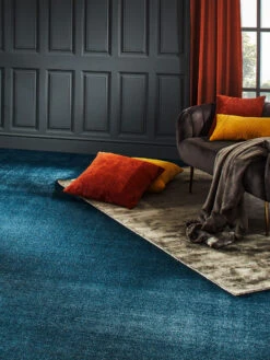 Velours-Teppichboden, Petrol 28