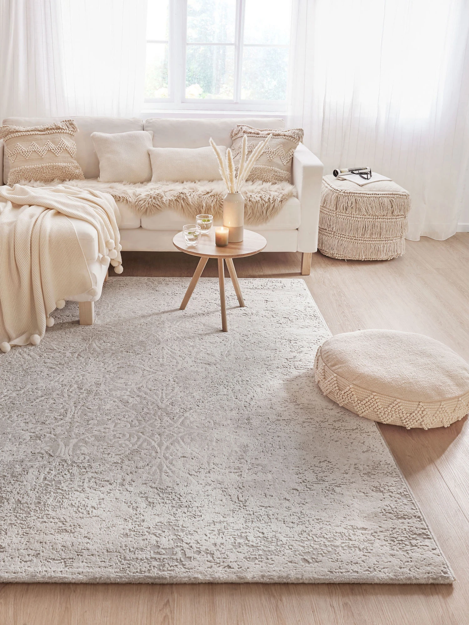 Vintage-Teppich, Ivory 1 Vintage-Teppich, Ivory