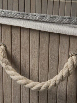 Korb, Hellgrau -Häuser Lieferungen Verkauf WaescheboxBen Korb Hellgrau 30x40x60 lup1